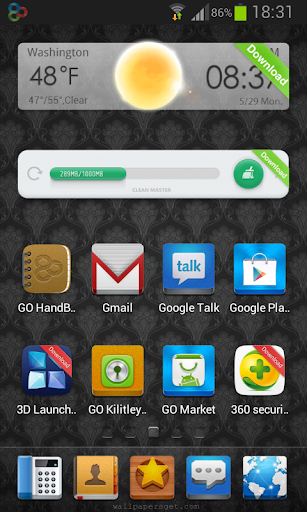 Abstract Go Luncher Theme