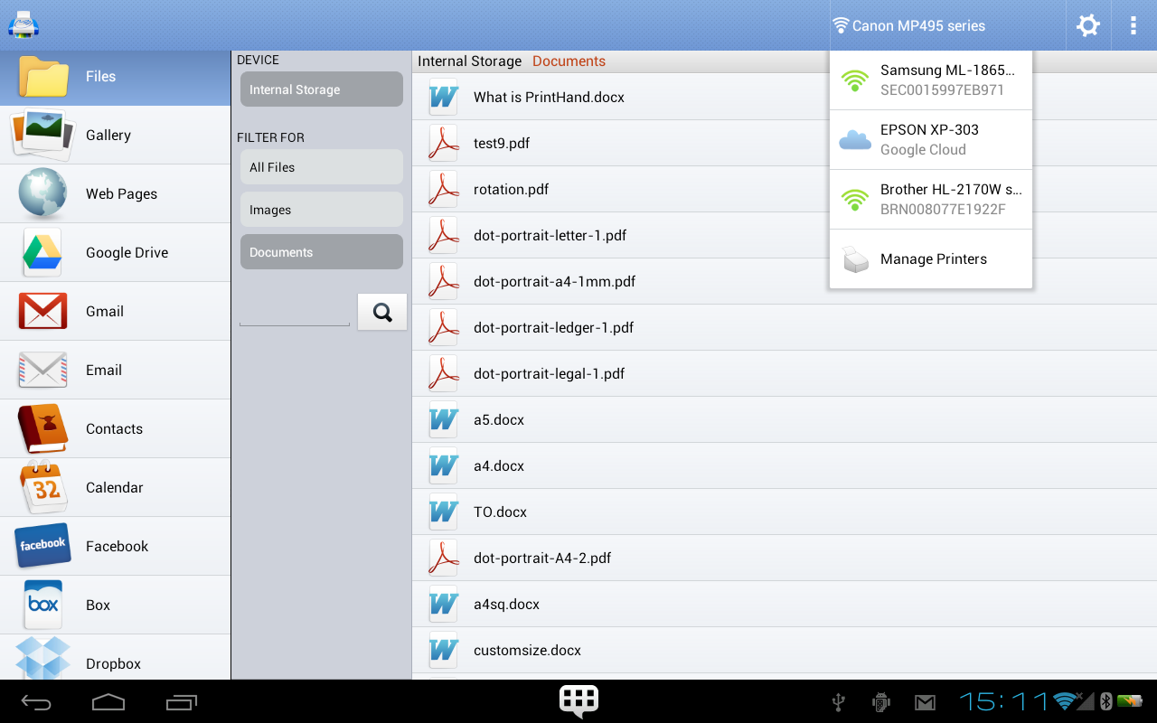 PrintHand Mobile Print Premium - screenshot