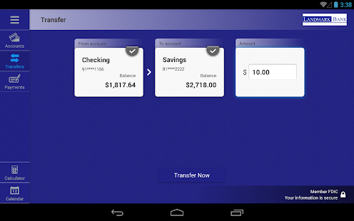 Landmark Bank for Tablet Screenshots 4