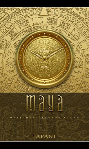 Maya Designer Clock Widget