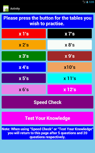 免費下載教育APP|Multiplication Tables Free app開箱文|APP開箱王