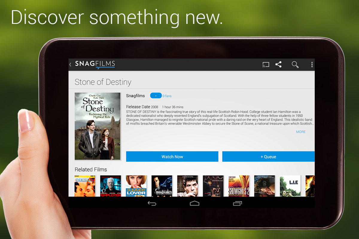 Phone How Can I Watch Movies On My Android Phone snagfilms watch free movies android apps on google play screenshot