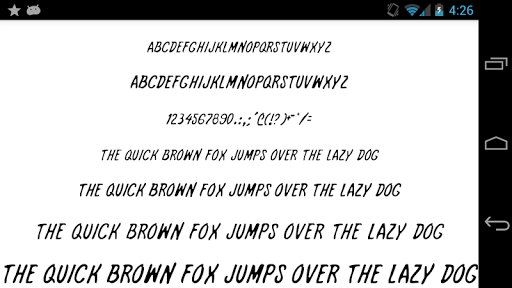 【免費個人化App】Fonts for FlipFont 50 24-APP點子