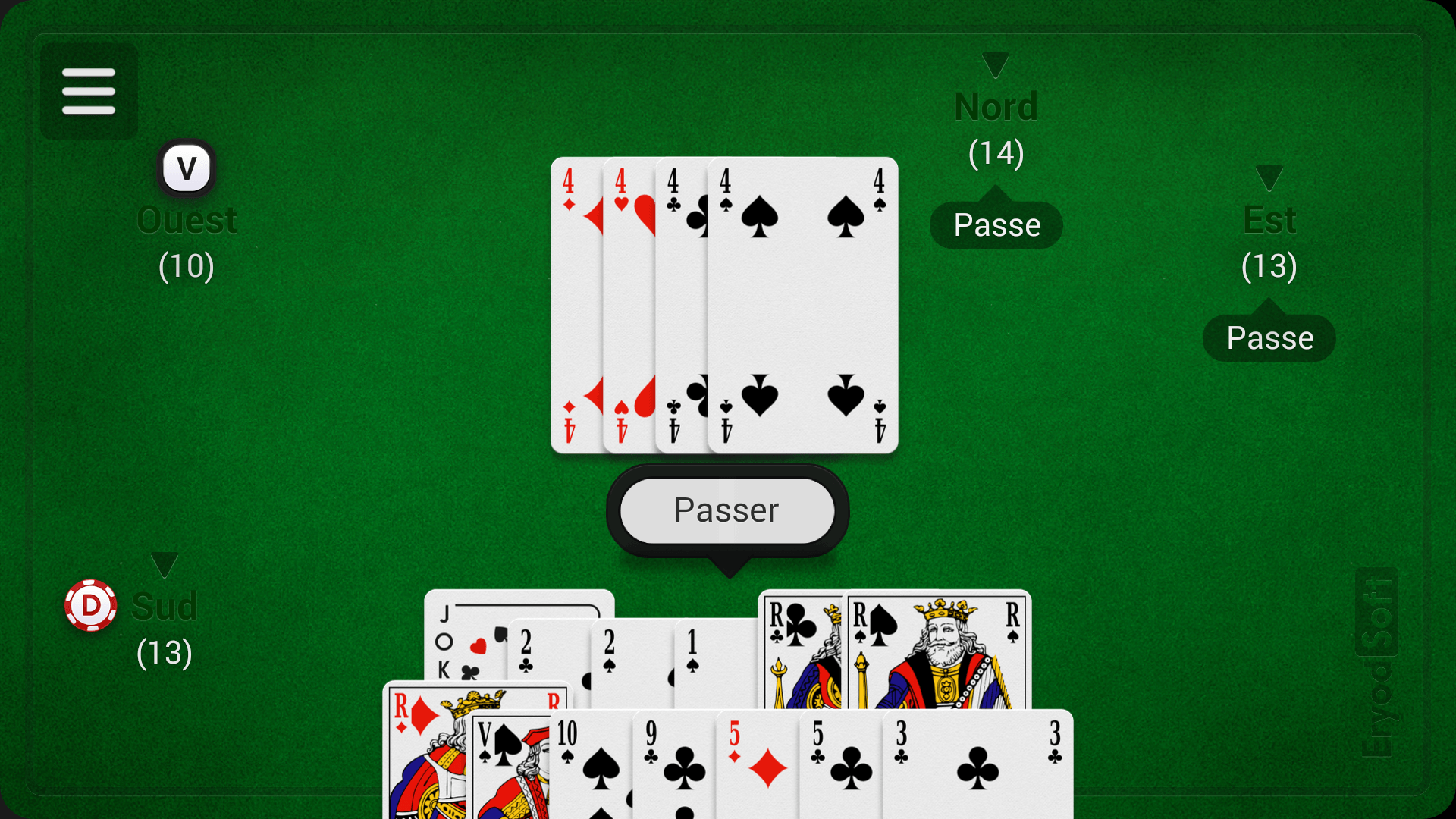 Android application President - Card Game screenshort