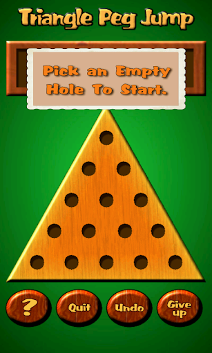 Triangle Peg Jump Puzzle Free