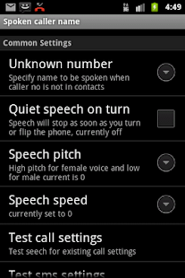 Talking SMS and Caller ID Free - screenshot thumbnail