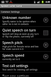 Talking SMS and Caller ID Free poster 3