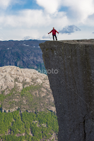 Hiking to Preikestolen, Norway by Lili Rozet -  
