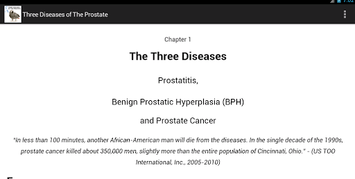 【免費書籍App】Three Diseases of the Prostate-APP點子