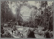 Zicht op het meer vanaf de Boer ni Poepandji