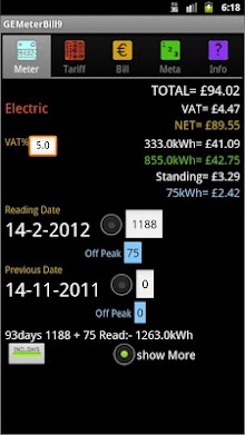 Gas/Electric Bill Checker