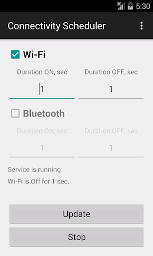 Connectivity Scheduler