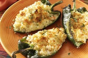 Shrimp-Stuffed Poblano Peppers