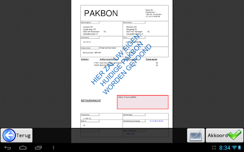 MoRE Pakbon App Demo Screenshots 5