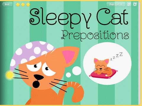 Sleepy Cats Prepositions