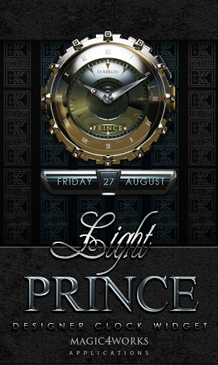 Prince designer Clock Widget