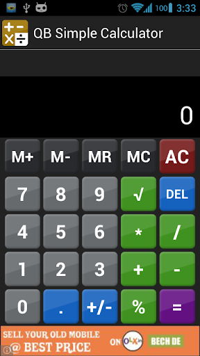 QB Simple Calculator