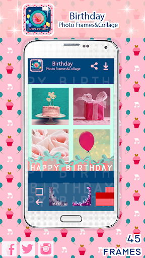 Birthday Photo Frames Collage