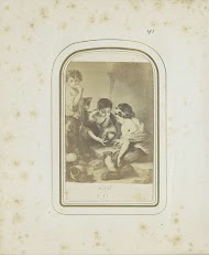 Fotoreproductie van een lithografie naar een schilderij van Bartolomé Esteban Perez Murillo
