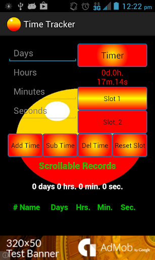 Time Tracker w Timer