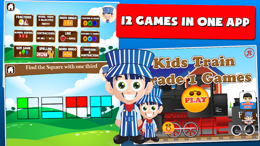 Kids Train Games for 1st Grade