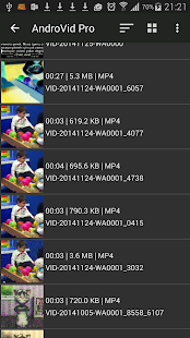 AndroVid برو محرر فيديو - قطة شاشة مصغرة