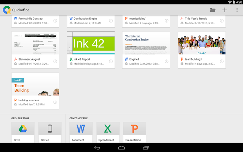 Quickoffice - screenshot thumbnail