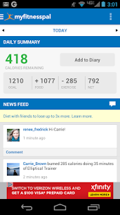 Calorie Counter - MyFitnessPal App for Android icon