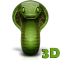 scare friends cobra 3d horror logo