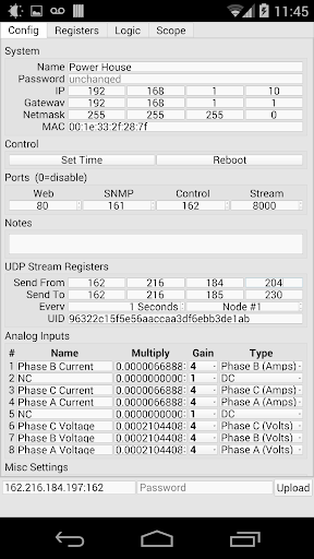 RMSCS Configuration Software