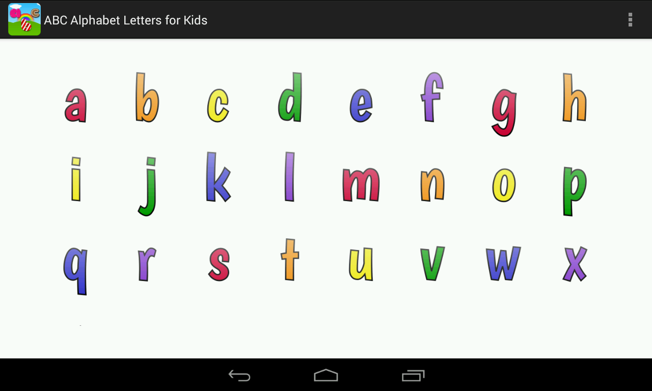 ABC Alphabet Letters for Kids - Android Apps on Google Play