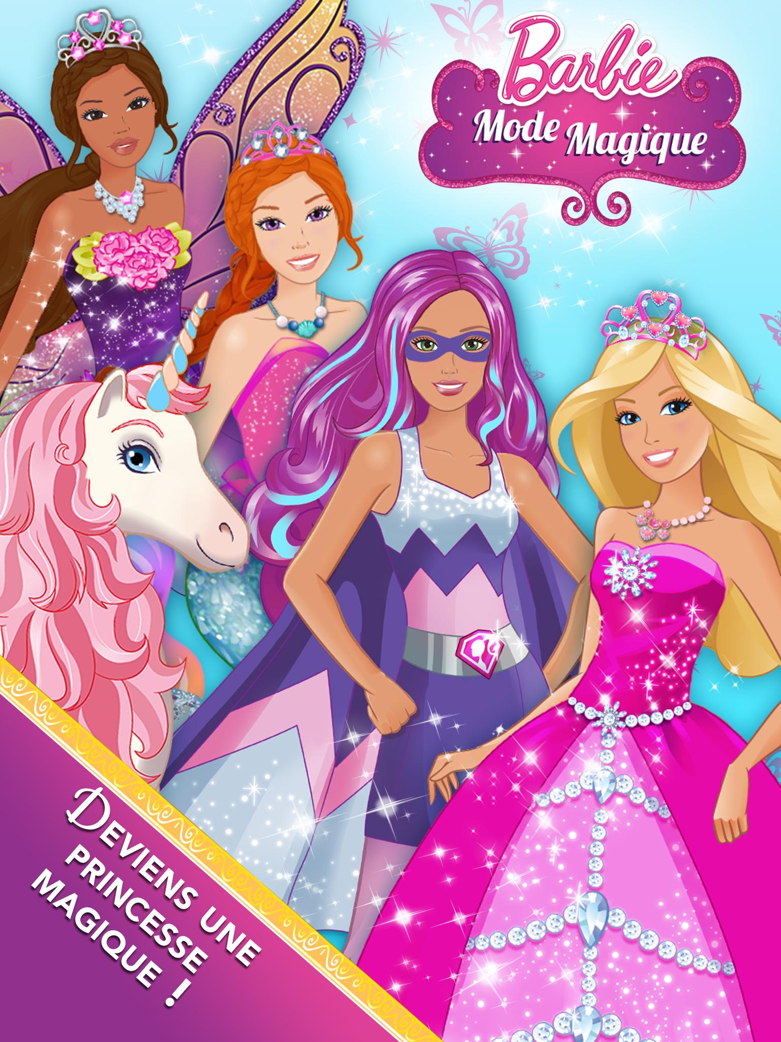 Android application Barbie Magical Fashion screenshort