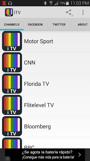 【免費媒體與影片App】iTV Television Gratis-APP點子