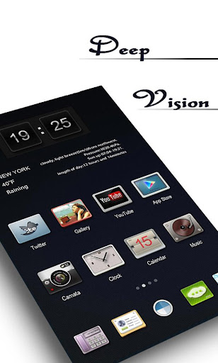 Deep Vision GO Launcher Theme