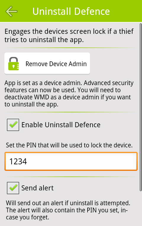 Wheres My Droid - screenshot
