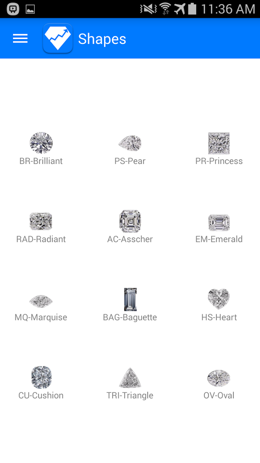 DiamPrice Diamonds Calculator Screen 3