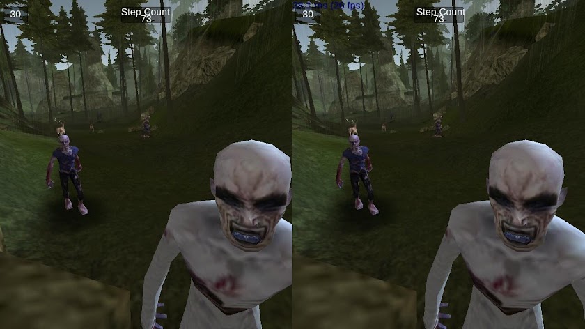 VR Jogging Zombies in Nature Screen 2