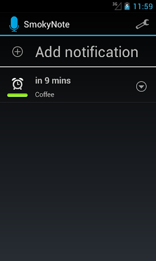 SmokyNote - Voice reminder