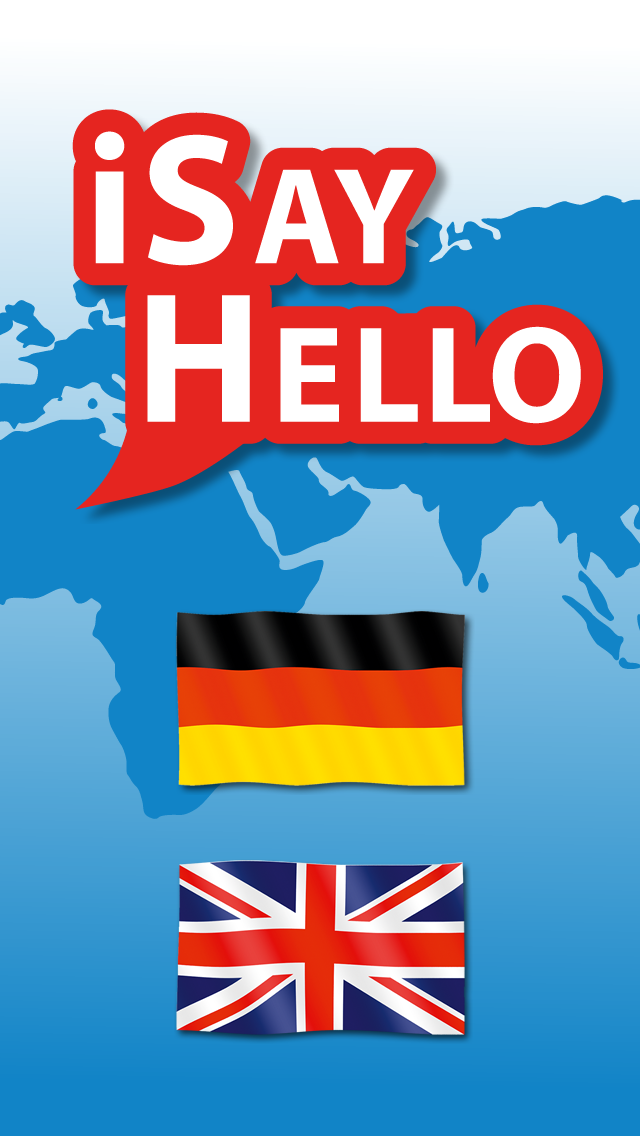 Android application iSayHello German - English screenshort