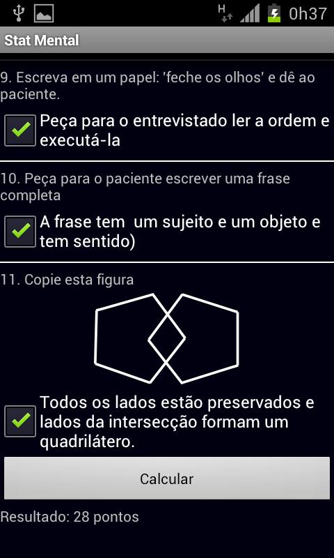 Stat mental 1.0 - mini exame Screen 3
