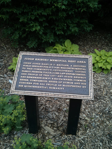 Judge Krieger Memorial Rest Area