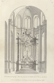Ontwerp voor het altaar van de Saint-Leu in Parijs