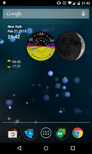 Sunrise Clock Widget