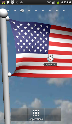 American Flag 3D LWP