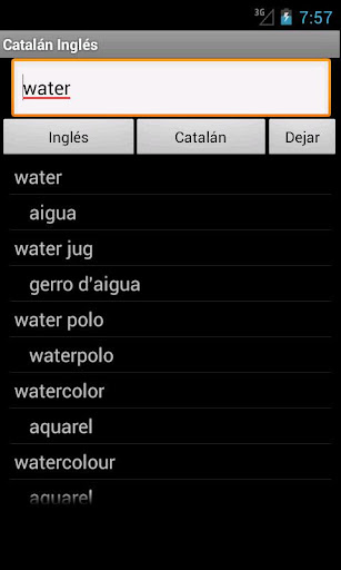 Catalan English Dictionary