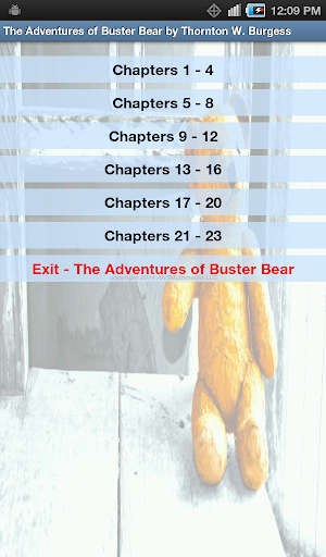 AudioBook - Buster The Bear
