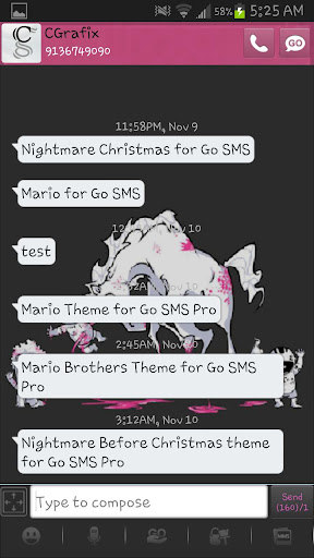 【免費個人化App】Bad Unicorn Theme Go SMS Pro-APP點子