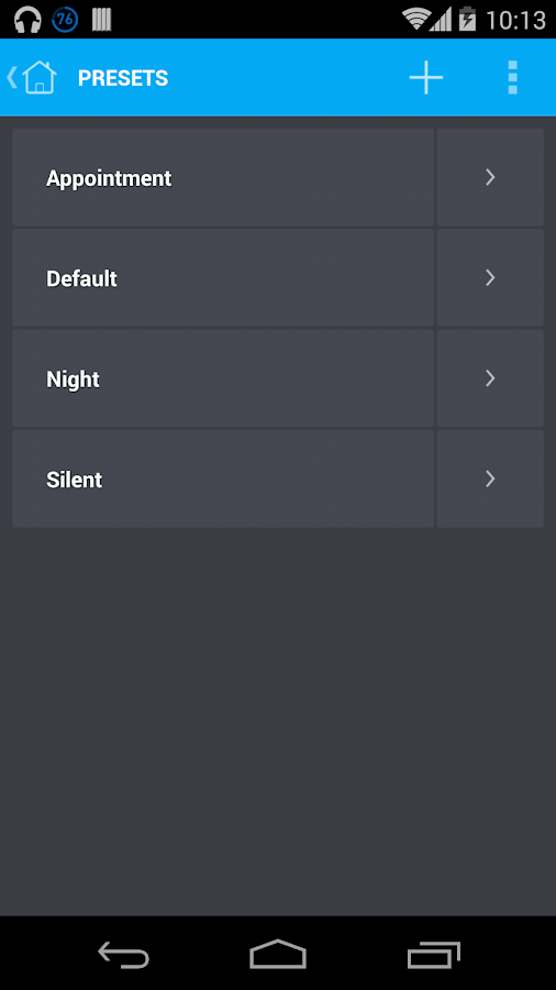 Persist +, Volume Control - screenshot
