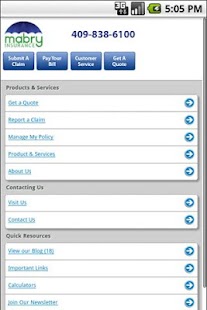 Mabry Insurance Screenshots 1