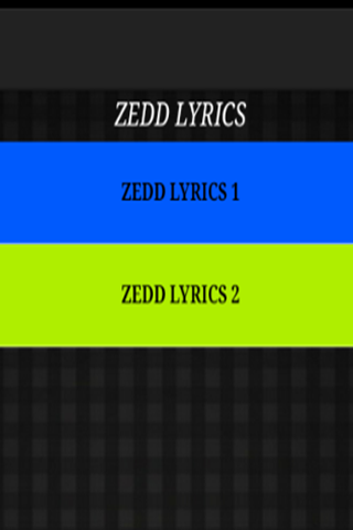 免費下載娛樂APP|Zedd - Just The Lyrics app開箱文|APP開箱王